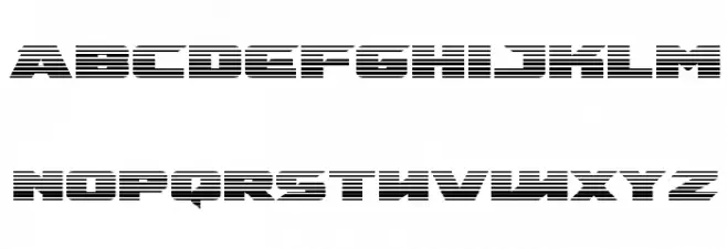 Emissary Scanlines Caratteri MINUSCOLO