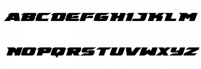 Emissary Super-Italic Fonte MAIÚSCULAS