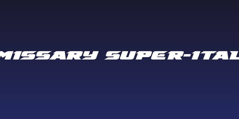 Emissary Super-Italic Social Header