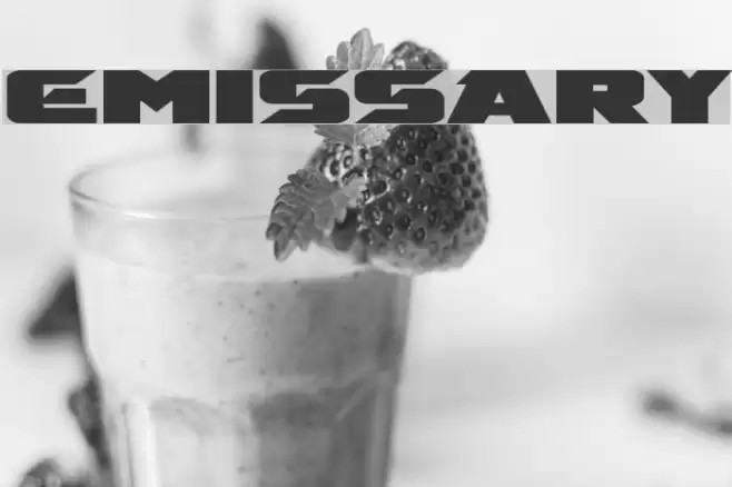 Emissary Font examples