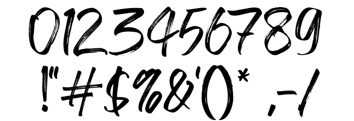 Emixvade Font OTHER CHARS
