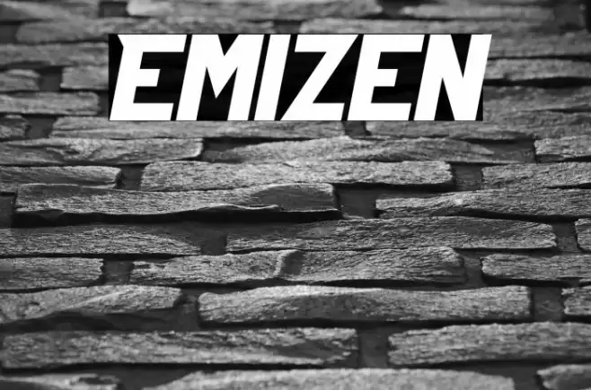 Emizen Font examples