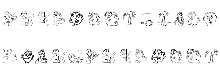 Emkabats Font LOWERCASE