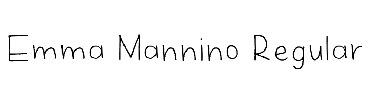 Emma Mannino Regular  Frei Schriftart Herunterladen