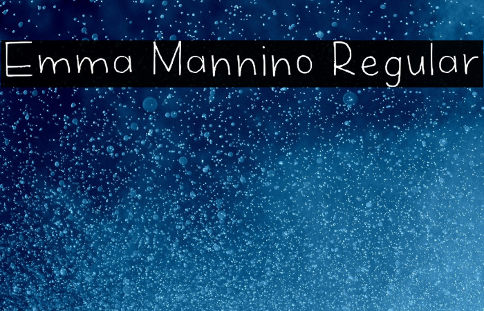 Emma Mannino Regular Example 1