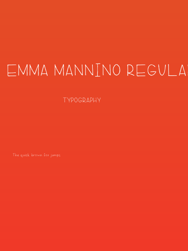 Emma Mannino Regular Poster