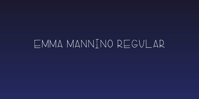 Emma Mannino Regular Social Header