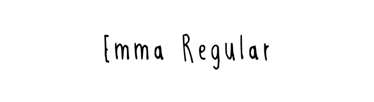 Emma Regular  Скачать бесплатные шрифты