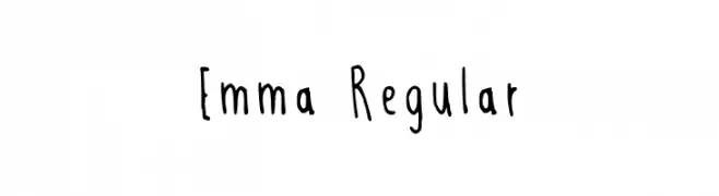 Emma Regular  Frei Schriftart Herunterladen