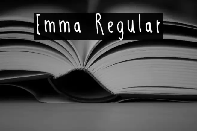 Emma Regular फ़ॉन्ट examples