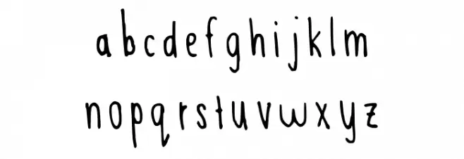Emma Regular Font LOWERCASE
