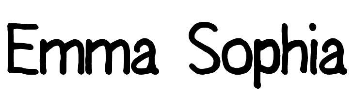 Emma Sophia  font caratteri gratis
