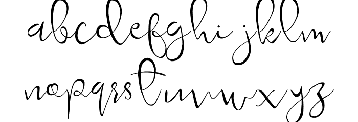 Emma Font LOWERCASE
