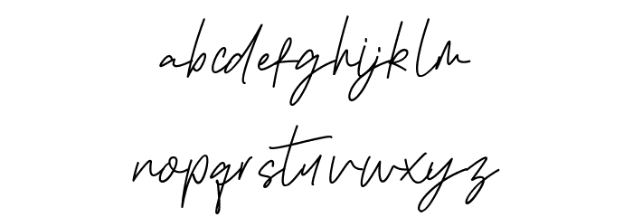 Emmaverp Font LOWERCASE
