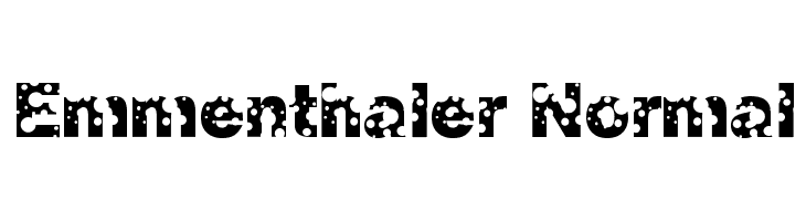 Emmenthaler Normal Font