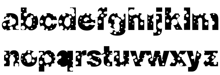 Emmenthaler Normal Font LOWERCASE