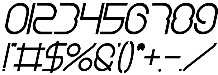 Emmilia Bold Italic Font OTHER CHARS