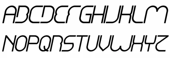 Emmilia Bold Italic Font Litere mari