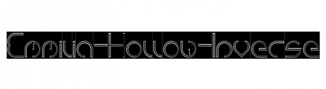 Emmilia-Hollow-Inverse  नि: शुल्क फ़ॉन्ट्स डाउनलोड
