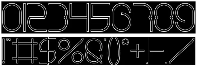 Emmilia-Hollow-Inverse Font OTHER CHARS