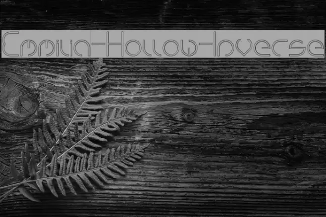 Emmilia-Hollow-Inverse Font examples