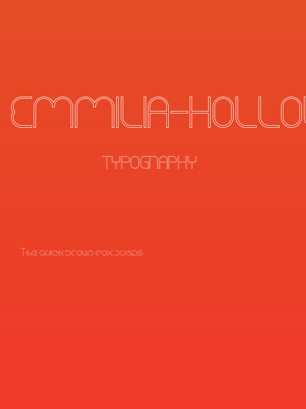 Emmilia-Hollow Poster