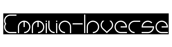 Emmilia-Inverse  font caratteri gratis