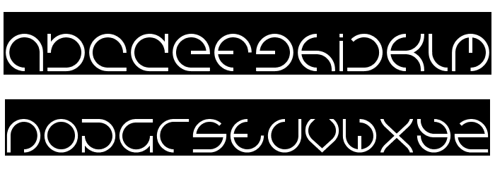 Emmilia-Inverse Font LOWERCASE