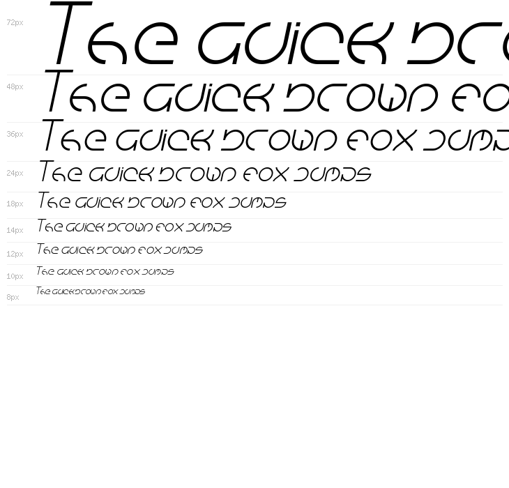 Emmilia Italic Waterfall