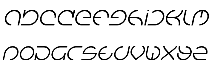 Emmilia Italic Font LOWERCASE