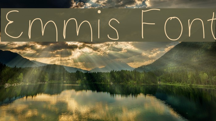 Emmis Font examples