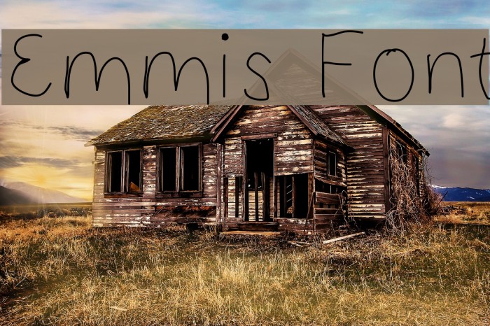 Emmis Font examples