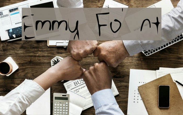 Emmy Font examples