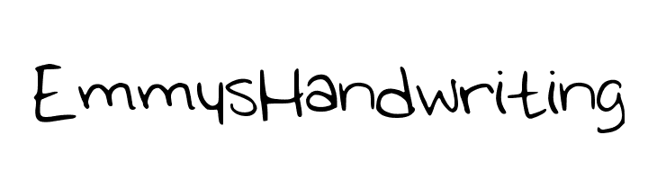 EmmysHandwriting Font
