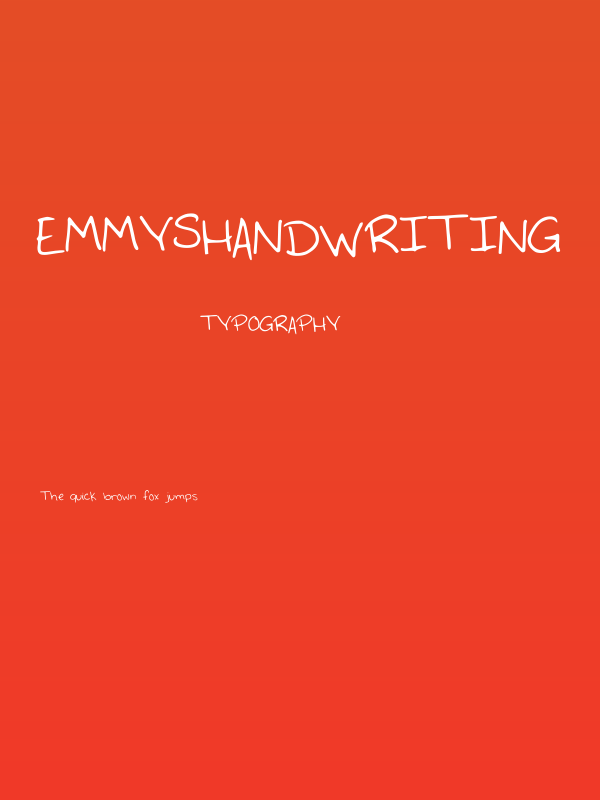 EmmysHandwriting Poster