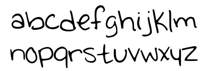 EmmysHandwriting Font LOWERCASE