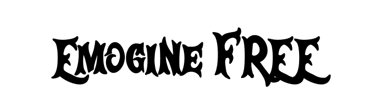 Emogine FREE  Free Fonts Download