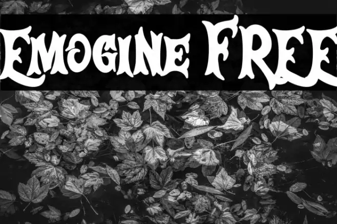 Emogine FREE Font examples