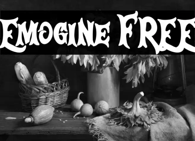 Emogine FREE Font examples