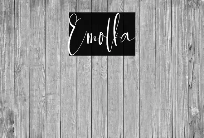 Emolka Font examples