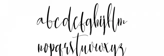 Emolka Font LOWERCASE