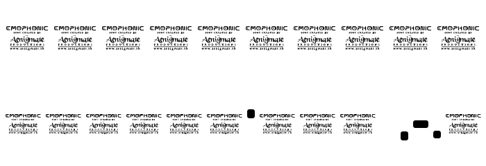 Emophonic 字体 其它煤焦