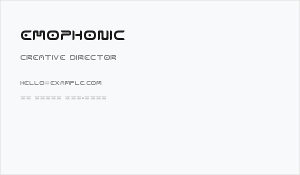 Emophonic Business Card