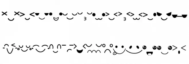Emot फ़ॉन्ट अपरकेस