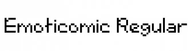 Emoticomic Regular  Frei Schriftart Herunterladen