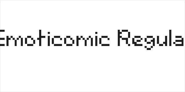 Emoticomic Regular Logo
