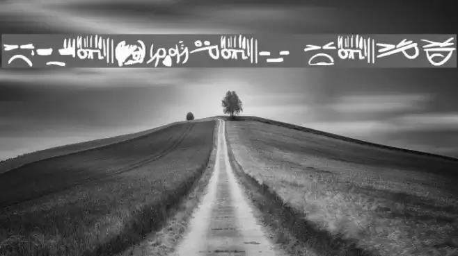 Emoticon Code Font examples