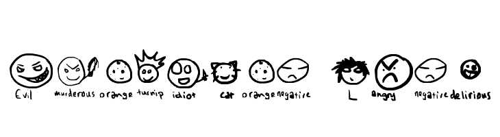 Emoticon Land  Free Fonts Download
