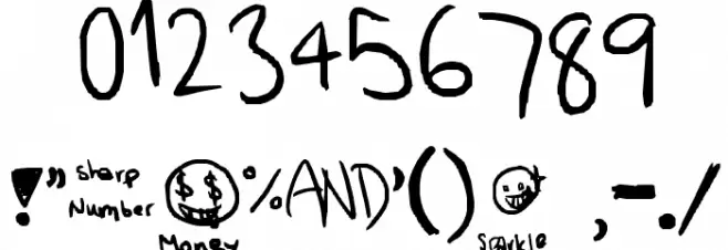 Emoticon Land Font OTHER CHARS