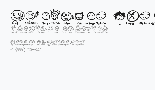 Emoticon Land Business Card